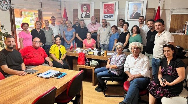 CHP Bursa Gemlik'te görev dağılımı yaptı