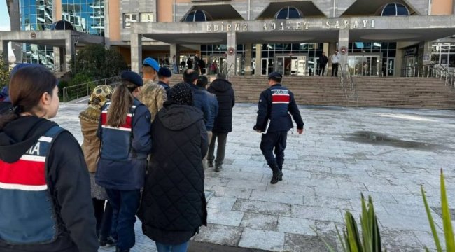 Edirne'de FETÖ üyesi 10 kişi tutuklandı