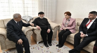 Akşener'den şehit ailesine ziyaret