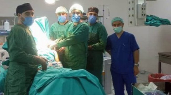 Bingöl Devlet Hastansei'nde narkozsuz klavikula ameliyatı