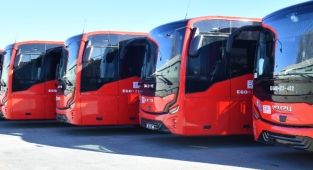 Esenboğa'ya bagajlı yeni EGO otobüsleri satın alındı
