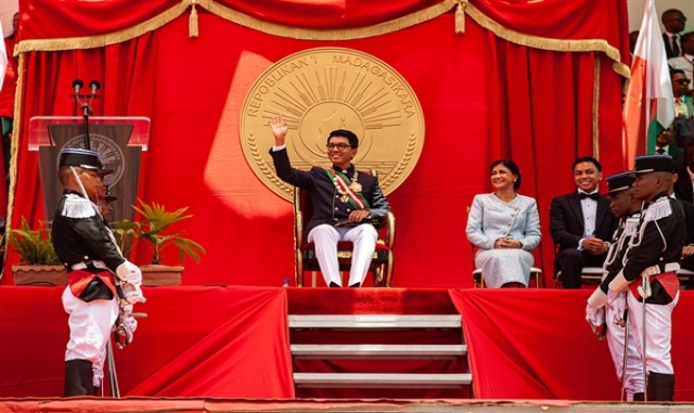 Madagaskar Cumhurbaşkanı Rajoelina, Xi'nin özel elçisi Hu Chunhua'yı kabul etti