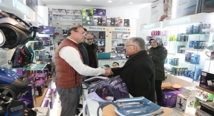 Başkan Büyükkılıç’tan esnaf ziyareti