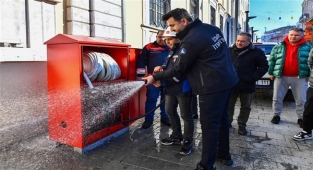 Çıkabilecek yangınlara hızla müdahale için Kemeraltı’nda özel önlemler alındı