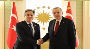 Cumhurbaşkanı Erdoğan, ABD Dışişleri Bakanı Blinken’i kabul etti