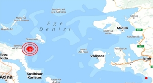 Ege Denizi'nde deprem