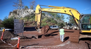 Muğla'da Bozburun içme suyu hattının 6 bin 500 metresi tamamlandı