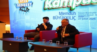 Başkan Büyükkılıç, öğrencilerle bir araya geldi