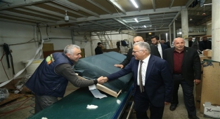 Başkan Büyükkılıç'tan fabrika ziyareti