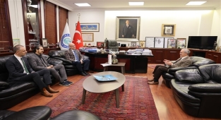 TÜİK Müdürü Boranoğlu, Başkan Büyükerşen’i ziyaret etti