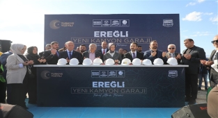 Ereğli’de bulunan Kamyon Garajı’nın temeli atıldı