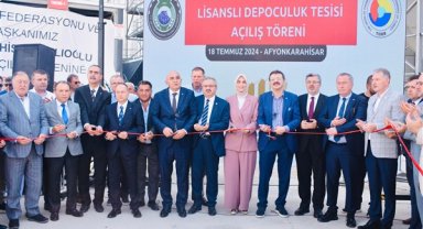 Afyon Borsa Tarım Ürünleri Lisanslı Depoculuk Tesisi’nin açılışı yapıldı