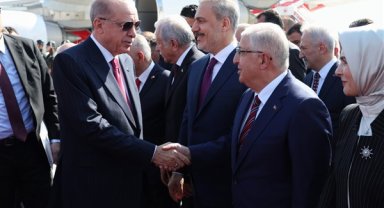 Bakan Güler, KKTC'de Cumhurbaşkanı Erdoğan'a eşlik etti