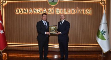 Başkan Aydın, Almanya Hessen eyaleti Bakanı Pentz’i ağırladı