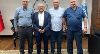 Başkan Büyükkılıç'a Hurdacılar Kooperatifi'nden ziyaret