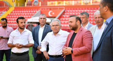 Başkan Büyükkılıç'tan RHG Enertürk Enerji Stadyumu’na ziyaret