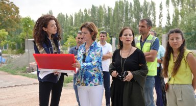 Başkan Ünlüce, Aktif Yaşam Parkı'nın çalışmalarını inceledi