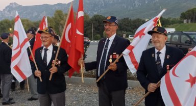 Bursalı Kıbrıs gazileri, Kıbrıs Barış Harekatı'nın 50. yılı kutlama programına katıldı