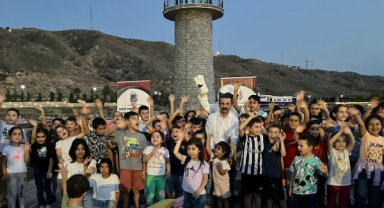Çankırılı çocuklar Vega Yıldızı’nı ve Dolunay’ı izledi