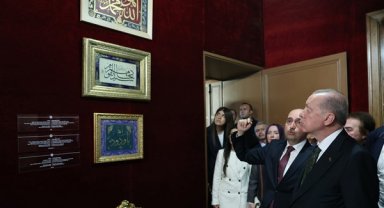 Cumhurbaşkanı Erdoğan, Yıldız Sarayı Müzesi'ni gezdi