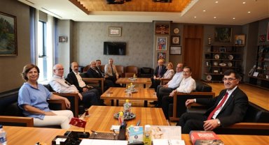 Eskişehirli başkanlar, Kütahya ve Afyonkarahisar belediye başkanlarını ziyaret etti