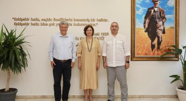 Gazetecilerden Başkan Ünlüce'ye ziyaret
