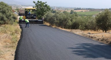 Hatay Büyükşehir Belediyesi'nin yol yapım çalışmaları