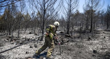 İzmir İtfaiyesi orman yangınlarına karşı nöbet tutuyor