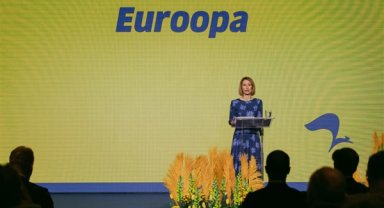 Kaja Kallas, Estonya Başbakanlığı görevini Kristen Michal'a devretti