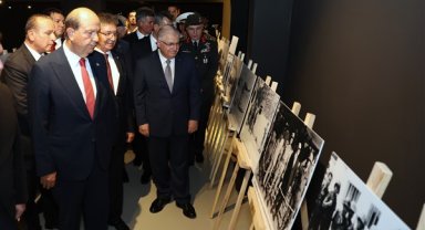 KKTC Cumhurbaşkanı Tatar ile Bakan Güler, 50'nci Yıl Sergisi’nin açılışını yaptı