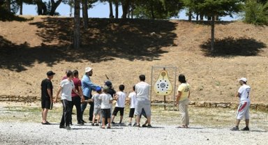 Konya'da özel çocuklar için baba-oğul kampı düzenledi