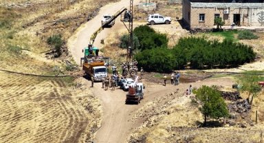 Mardin’de kaçak elektrik kullanımına jandarma destekli müdahale