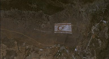 MSB: Göktürk-1 Uydusu, Beşparmak Dağları’nı ve Kıbrıs’taki kardeşlerimizi selamlıyor