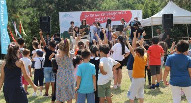 Nilüferli 300 çocuk ''Biz Bu Yaz Kütüphanedeyiz'' etkinliğinde buluştu
