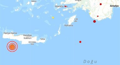 Akdeniz’de deprem