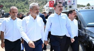Bakan Kurum Hatay'da