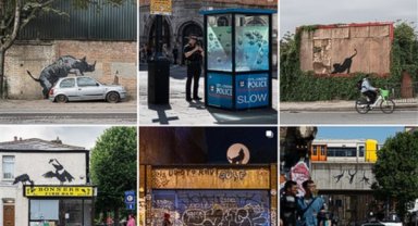 Banksy sekiz günde sekizinci eseriyle şaşırtıyor
