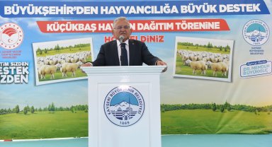 Başkan Büyükkılıç'tan 9 bin 788 besicinin su faturasına 16 milyon TL’lik destek