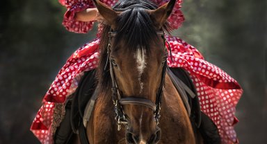 Çankırı’da çocuklar ata bindi