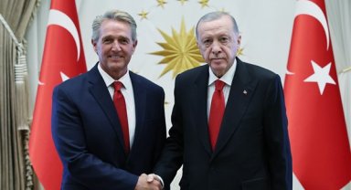 Cumhurbaşkanı Erdoğan, ABD'nin Ankara Büyükelçisi Flake'i kabul etti