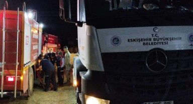 Eskişehir Büyükşehir Belediyesinden yangın söndürme çalışmalarına destek