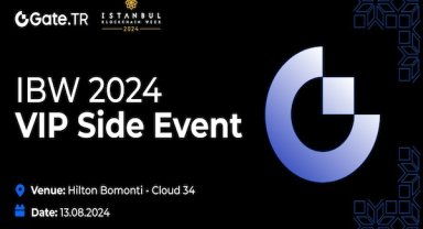 Gate.TR, Istanbul Blockchain Week VIP Side Event’te sektör devleri ile bir araya geliyor