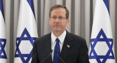 Herzog, Şiba Rehabilitasyon Hastanesi'nden taburcu olan askerleri ziyaret etti