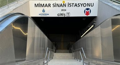 M9 Metro Hattı’nın Mimarsinan İstasyonu, hizmete açıldı