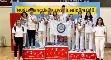 Muğla Büyükşehir Belediye sporcuları Taekwondo Şampiyonaları’nda 8 madalya kazandı