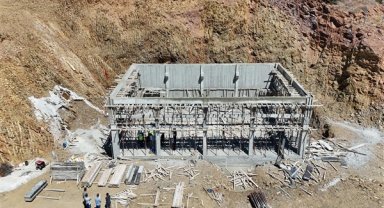 Seydişehir Su Yumuşatma Tesisi’nde yapım çalışmaları devam ediyor