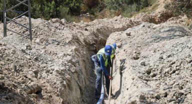 Yayladağı Aydınbahçe’nin içme suyu iletim tesisi yenileniyor