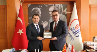 Başkonsolos Fazlioski’den Başkan Mutlu’ya ziyaret