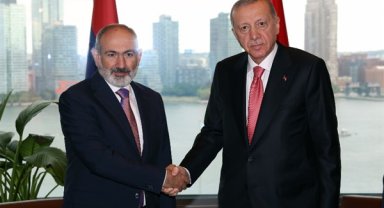 Cumhurbaşkanı Erdoğan, Ermenistan Başbakanı Paşinyan ile görüştü