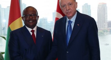 Cumhurbaşkanı Erdoğan, Gine Bissau Cumhurbaşkanı Embalo ile görüştü